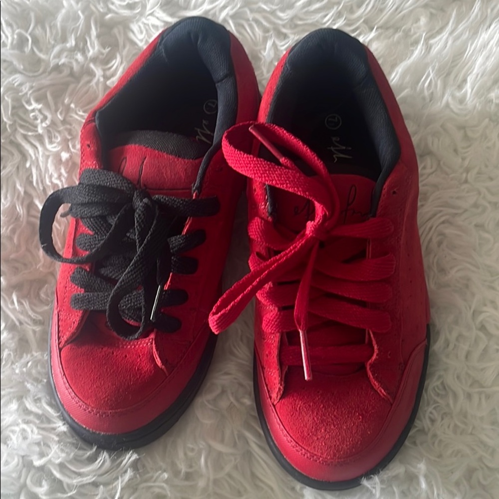 Red Skaters Vans Shoes